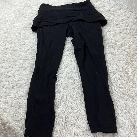 Lululemon Steadfast Crop Black - Picture 1 of 7
